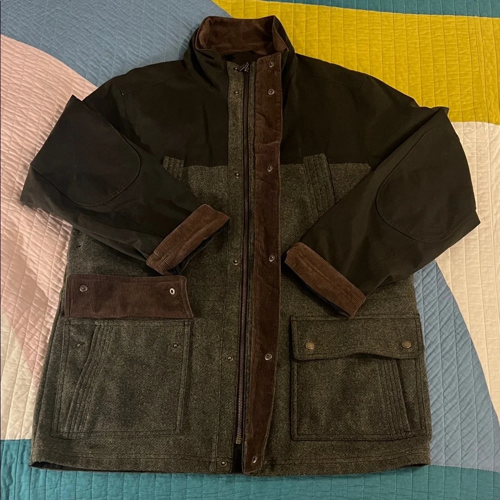 LL Bean VTG Men’s British Millerain Military Field Jacket - Plaid-Lined - Medium - Picture 6 of 8
